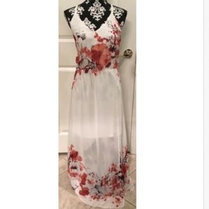 Charming Charlie floral maxi dress